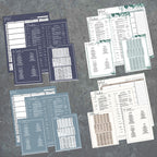 Meal Plan Magnet Set