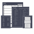 Meal Plan Magnet Set