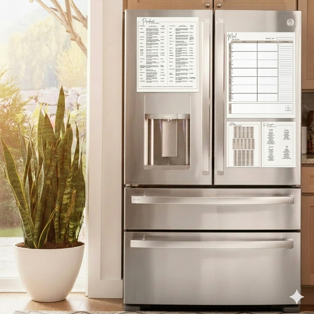 Meal Plan Magnet Set