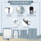 Blue Green Meal Plan Magnet Set