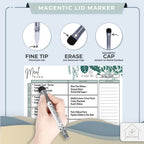 Greenery Meal Plan Magnet Set