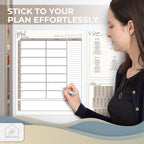 Tan Meal Plan Magnet Set