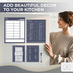 Navy Meal Plan Magnet Set