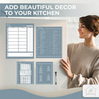 Blue Green Meal Plan Magnet Set