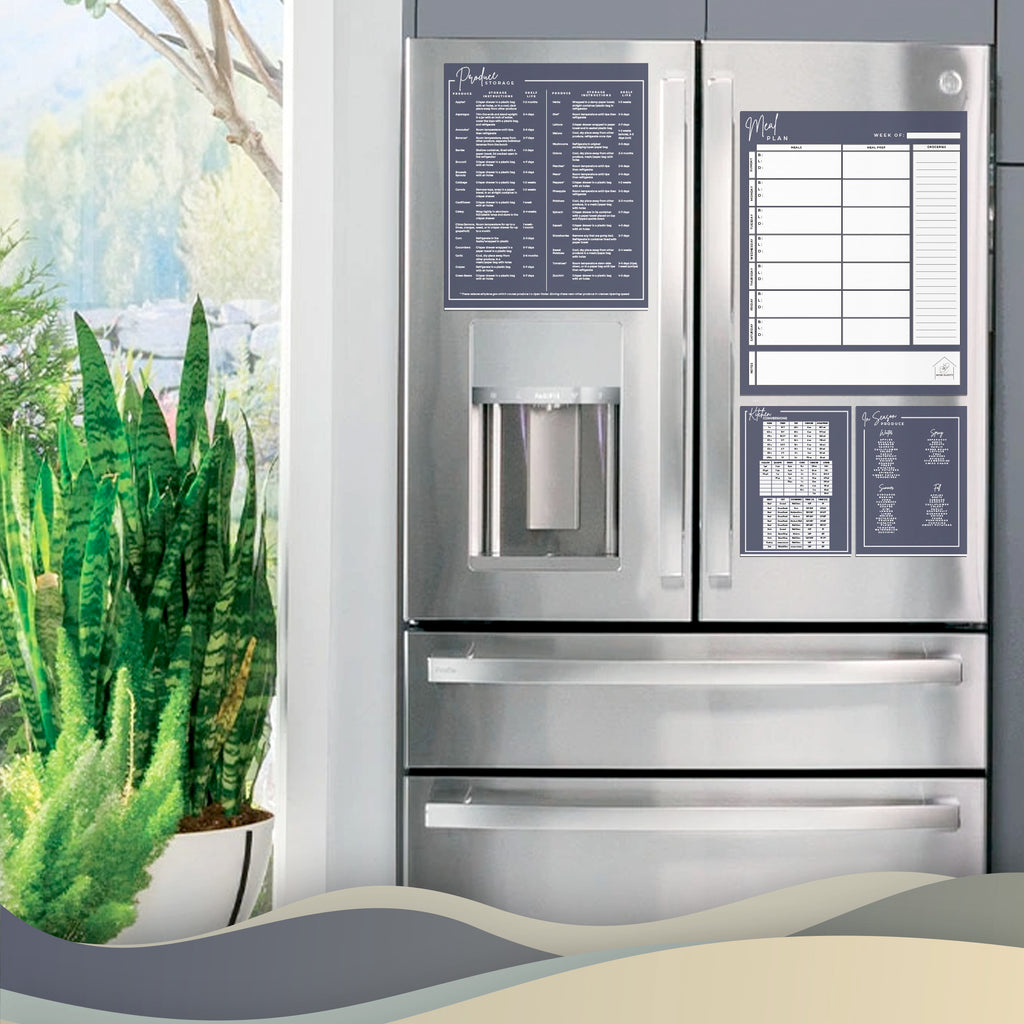 Navy Meal Plan Magnet Set