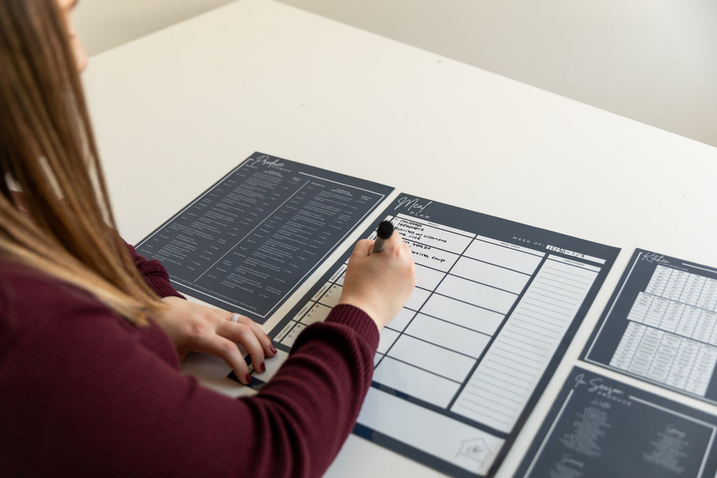 Navy Meal Plan Magnet Set